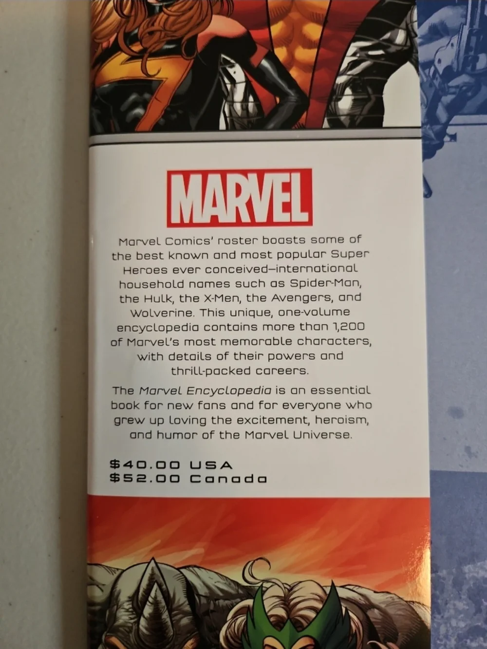 Marvel encyclopedia updated